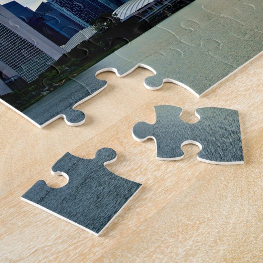 Singapore Skyline per dag Legpuzzel (Zijkant)