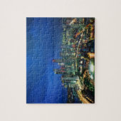Singapore Skyline 's nachts, Singapore Legpuzzel (Verticaal)
