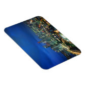 Singapore Skyline 's nachts, Singapore Magneet (Rechterzijde)