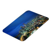 Singapore Skyline 's nachts, Singapore Magneet (Linkerzijde)