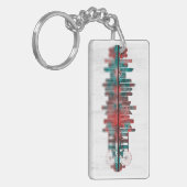 Singapore Skyline Sleutelhanger (Voorkant Links)
