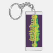 Singapore Skyline Sleutelhanger (Voorkant Links)
