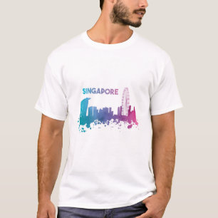 Singapore skyline t-shirt
