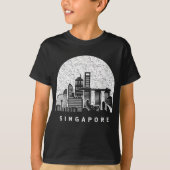 Singapore Skyline T-shirt (Voorkant)