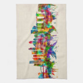 Singapore Skyline Theedoek (Verticaal)