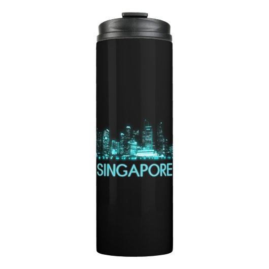 Singapore Skyline Thermosbeker (Voorkant)