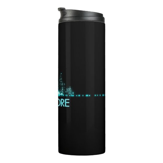 Singapore Skyline Thermosbeker (Geroteerd rechts)