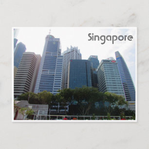Singapore stad briefkaart