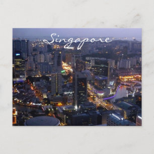 singapore - stad briefkaart