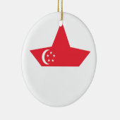 Singapore Star Keramisch Ornament (Rechts)