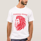 Singapore Sterk Nationaal Dag T-shirt (Voorkant)