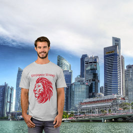 Singapore Sterk Nationaal Dag T-shirt