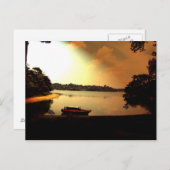 Singapore Sunset Briefkaart (Voorkant / Achterkant)