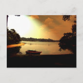 Singapore Sunset Briefkaart (Voorkant)