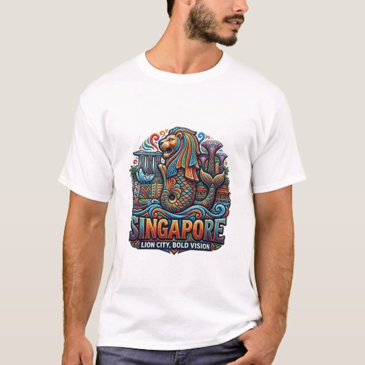 SINGAPORE T-SHIRT (Voorkant)