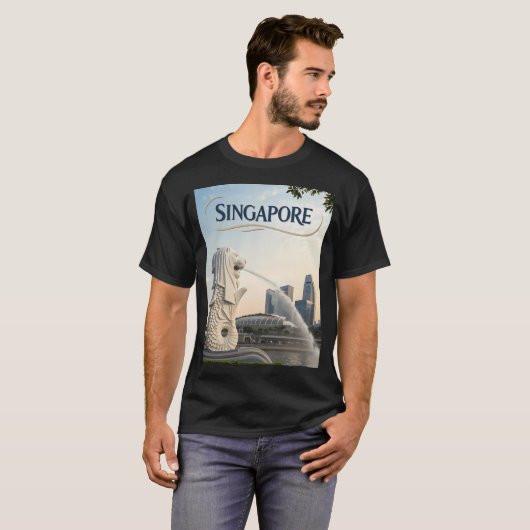 Singapore T-shirt (Voorkant volledig)