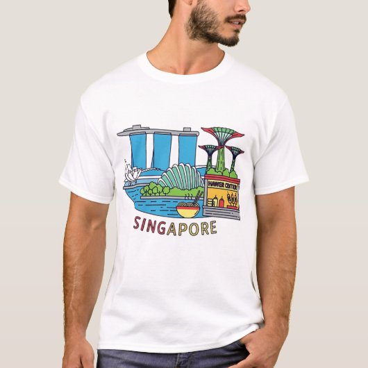 Singapore T-shirt (Voorkant)