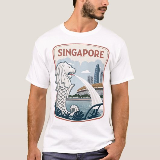 SINGAPORE T-SHIRT (Voorkant)