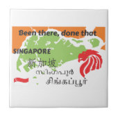 Singapore Tegeltje (Voorkant)