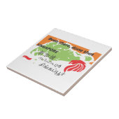 Singapore Tegeltje (Zijkant)