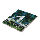 Singapore Tegeltje (Zijkant)