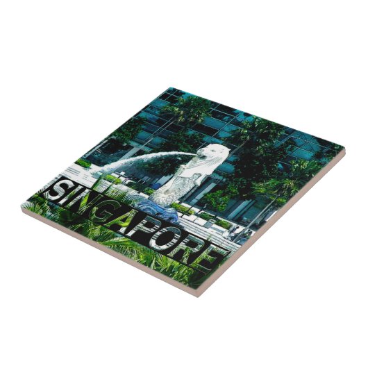Singapore Tegeltje (Zijkant)