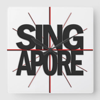 Singapore Timezone Wall klok