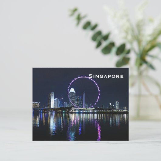 Singapore Toerismereizen Voeg daar nog aan toe Briefkaart (Staand voorkant)