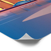 Singapore Travel poster, Marina bay zand Poster (Hoek)