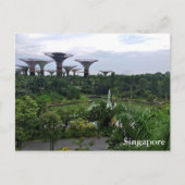 Singapore tuinen van de baai briefkaart (Voorkant)