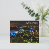Singapore tuinen van de baai briefkaart (Staand voorkant)