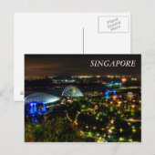 Singapore tuinen van de baai briefkaart (Voorkant / Achterkant)