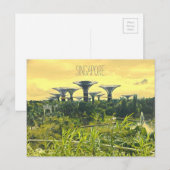 Singapore tuinen van de baai briefkaart (Voorkant / Achterkant)