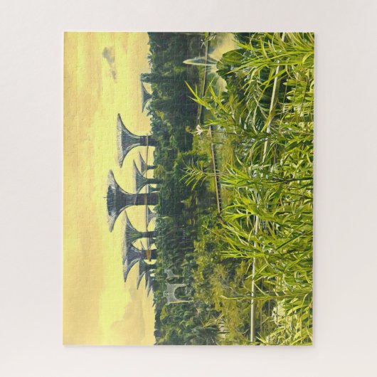 Singapore tuinen van de baai legpuzzel (Verticaal)