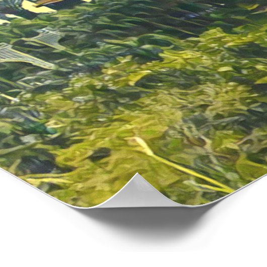 Singapore tuinen voor reisafdrukken op de baai poster (Hoek)