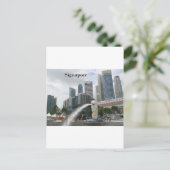 singapore (van St.K.) Briefkaart (Staand voorkant)