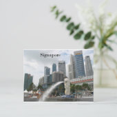 singapore (van St.K.) Briefkaart (Staand voorkant)