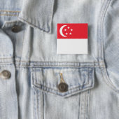 singapore vierkante button 5,1 cm (In situ)