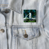 Singapore Vierkante Button 5,1 Cm (In situ)