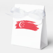 Singapore vlag bedankdoosjes (Voorkant Zijde)
