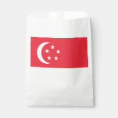 Singapore vlag bedankzakje (Voorkant)