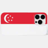 Singapore vlag Case-Mate iPhone case (Achterkant (horizontaal))