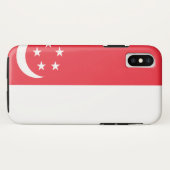 Singapore-vlag Case-Mate iPhone Case (Achterkant (horizontaal))