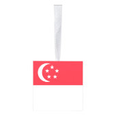 Singapore vlag decoratie (Rechts)