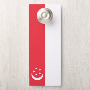 Singapore vlag deurhanger