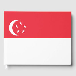 Singapore vlag gastenboek