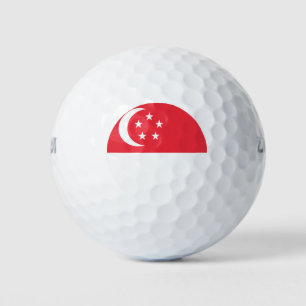 Singapore-vlag Golfballen