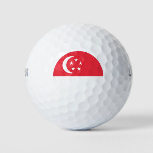 Singapore vlag golfballen