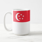 Singapore vlag koffiemok (Links)
