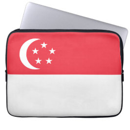 Singapore vlag laptop sleeve